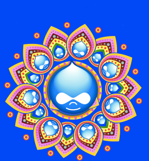 Drupal Logo Indian Art