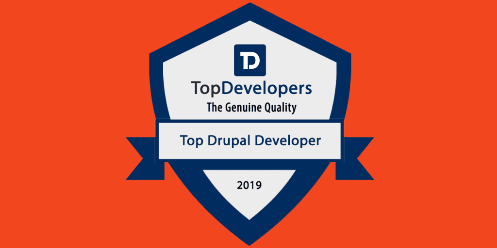 Agiledrop recognized as a top Drupal development company by TopDevelopers.co image