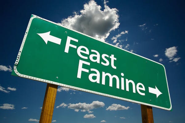 Feast or famine