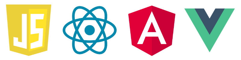 logos of JS frameworks