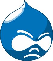 Irritated Drupal Logo