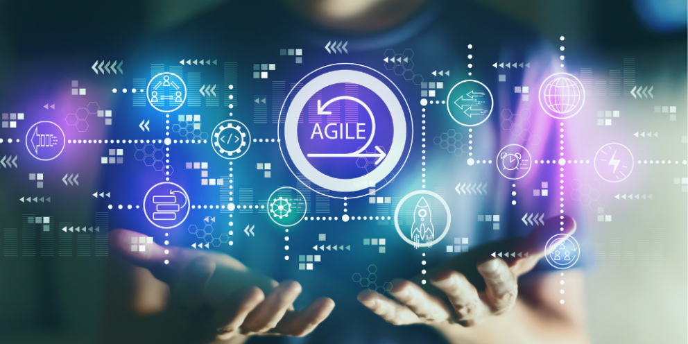 Abstract image showcasing the agile approach