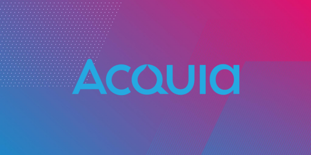 Acquia Engage graphic with Acquia logo