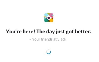 Slack's heartwarming welcome message (1)