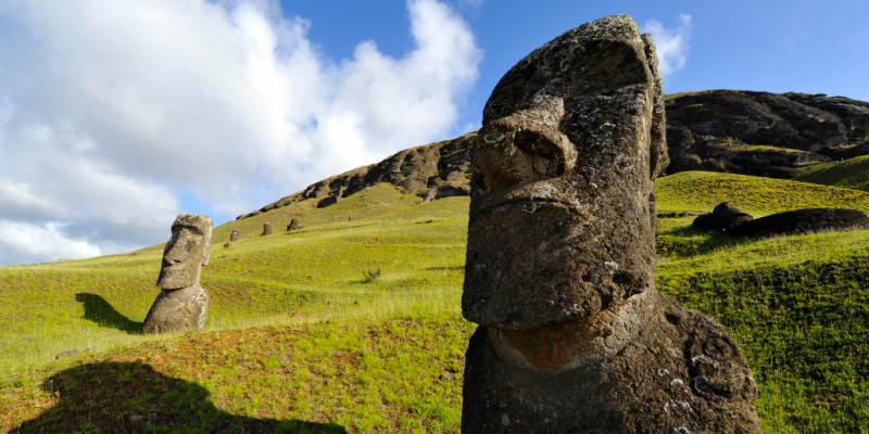 Statues from Easter Island