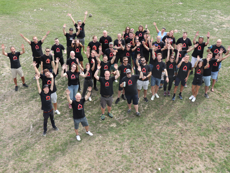 Agiledrop team photo from teambuilding September 2022
